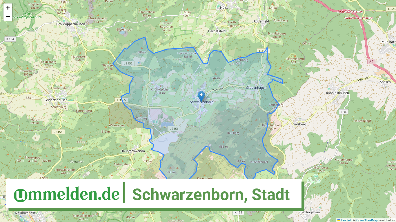 066340023023 Schwarzenborn Stadt