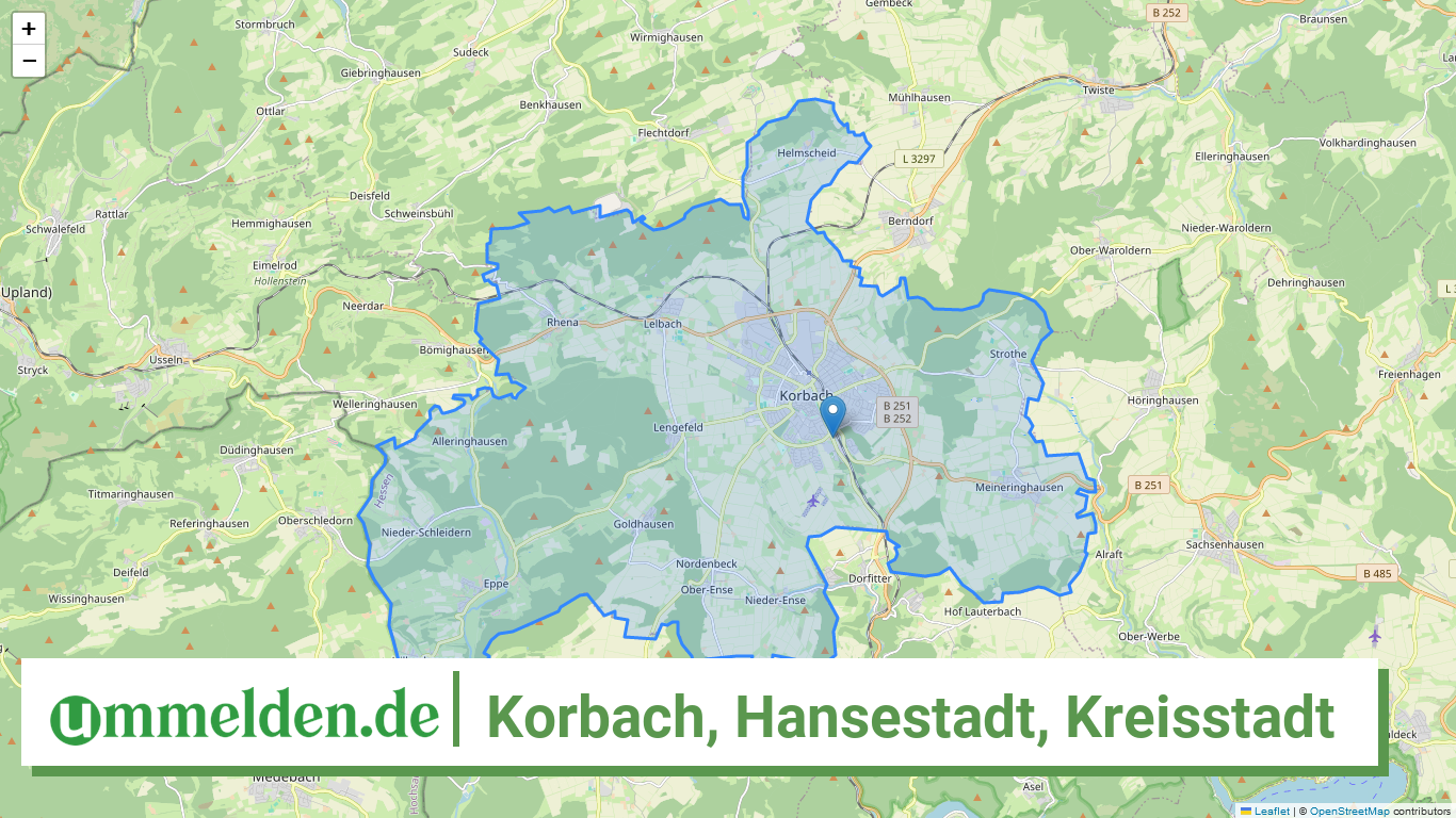 066350015015 Korbach Hansestadt Kreisstadt