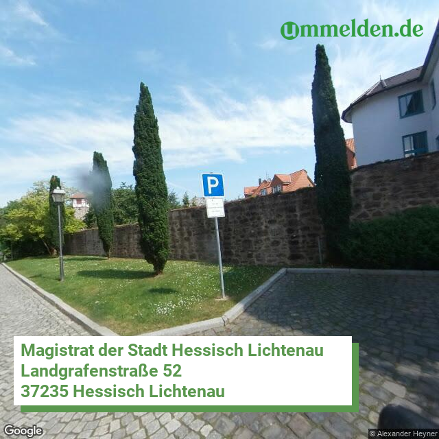 066360006006 streetview amt Hessisch Lichtenau Stadt