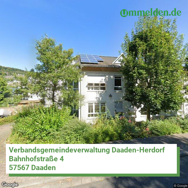 071325003 streetview amt Verbandsgemeindeverwaltung Daaden Herdorf