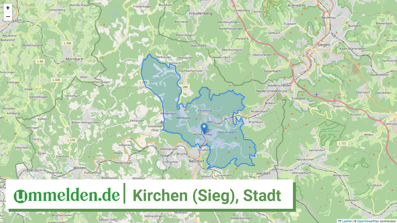 071325007063 Kirchen Sieg Stadt