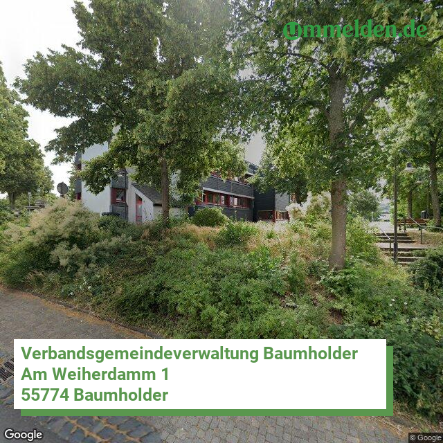 071345001 streetview amt Verbandsgemeindeverwaltung Baumholder