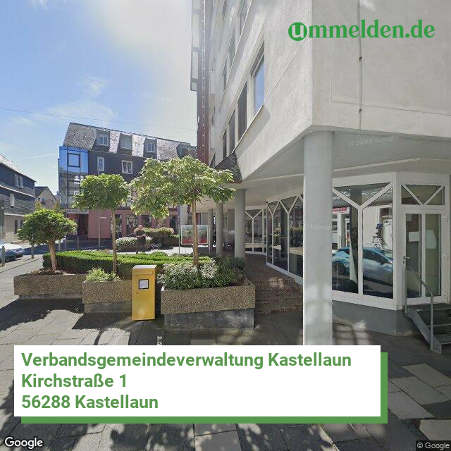 071405003 streetview amt Verbandsgemeindeverwaltung Kastellaun