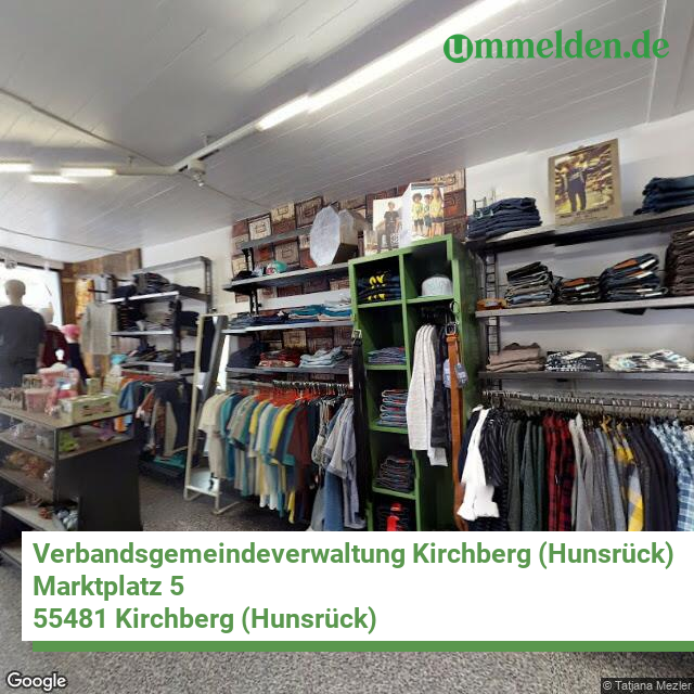 071405004 streetview amt Verbandsgemeindeverwaltung Kirchberg Hunsrueck