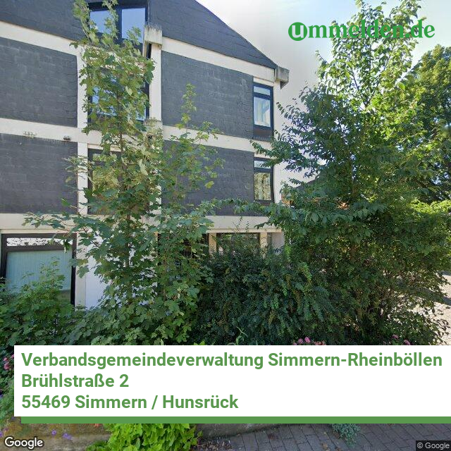 071405008 streetview amt Verbandsgemeindeverwaltung Simmern Rheinboellen