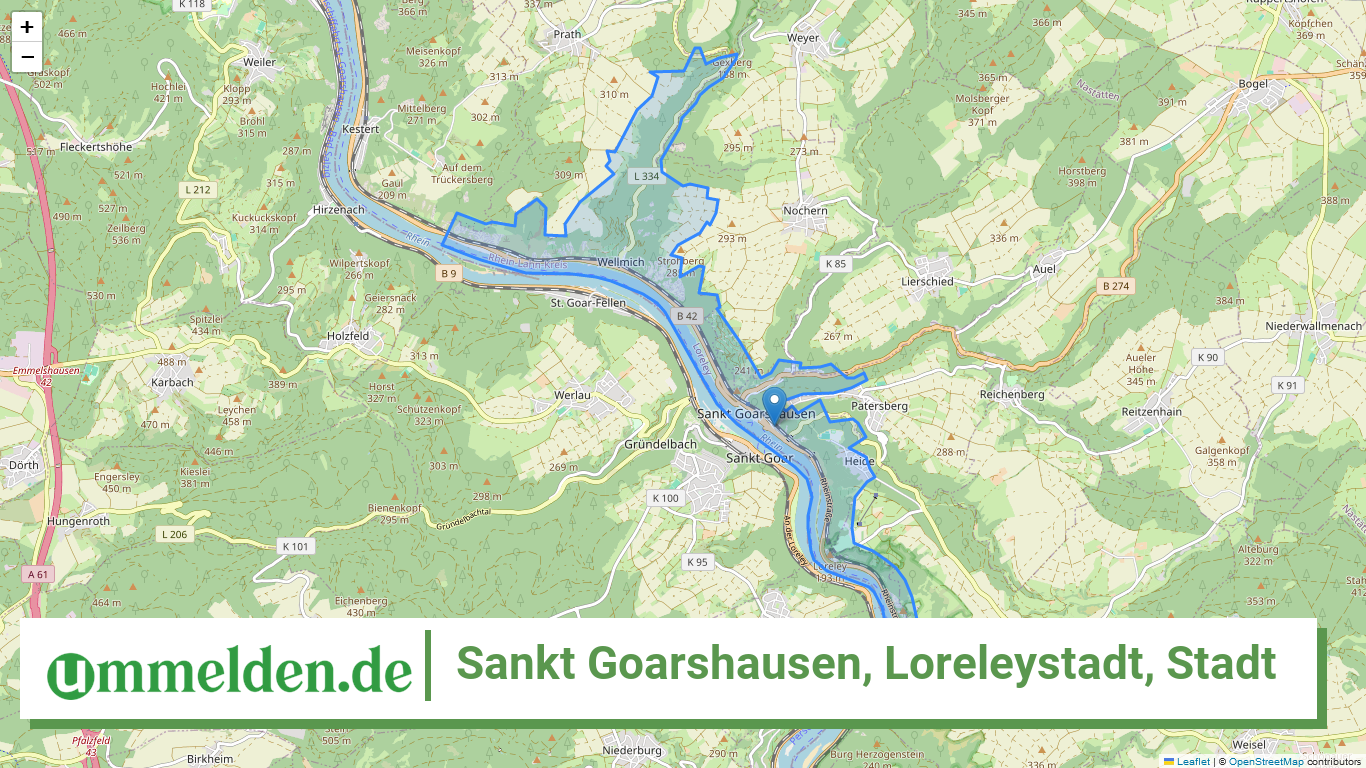 071415009121 Sankt Goarshausen Loreleystadt Stadt