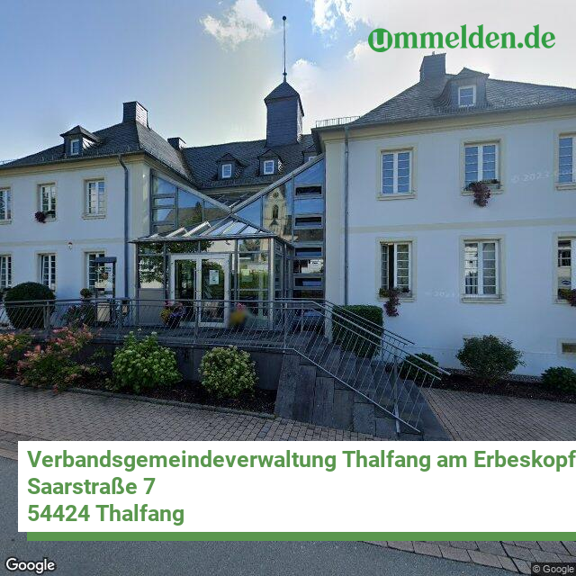 072315006 streetview amt Verbandsgemeindeverwaltung Thalfang am Erbeskopf