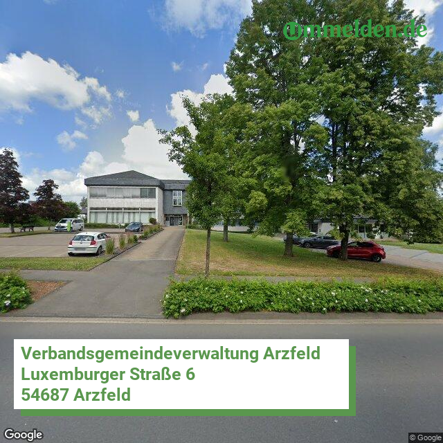 072325001 streetview amt Verbandsgemeindeverwaltung Arzfeld