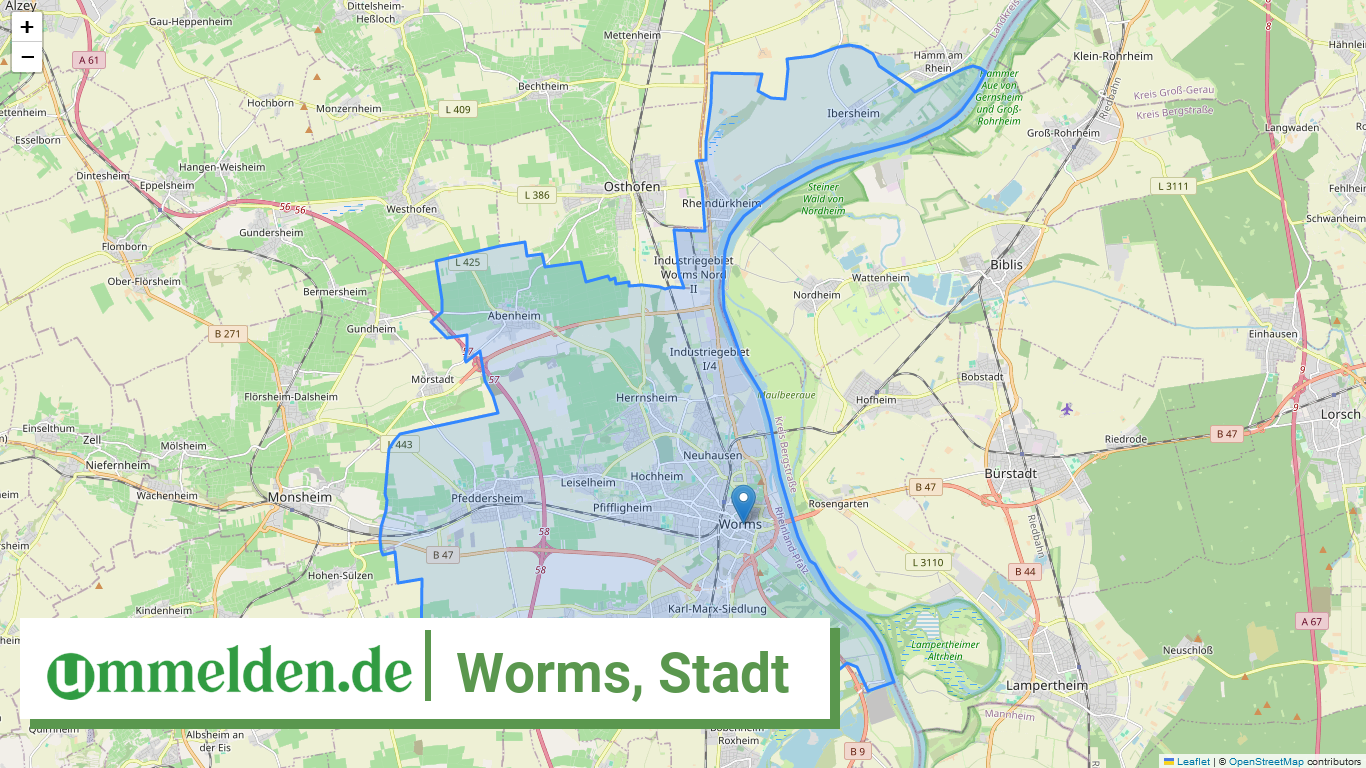 073190000000 Worms Stadt