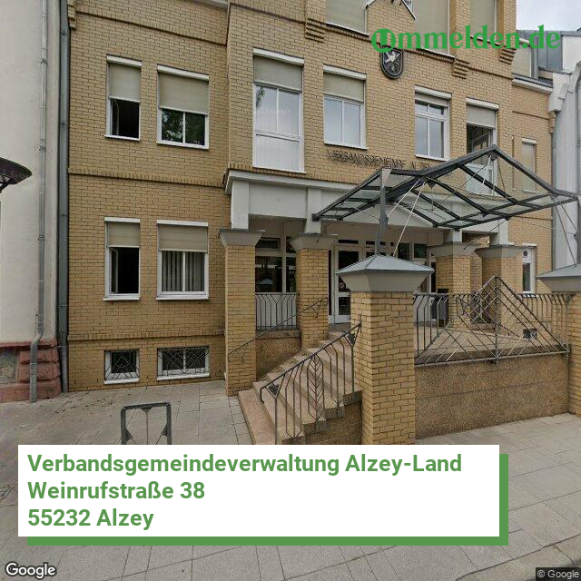 073315001 streetview amt Verbandsgemeindeverwaltung Alzey Land