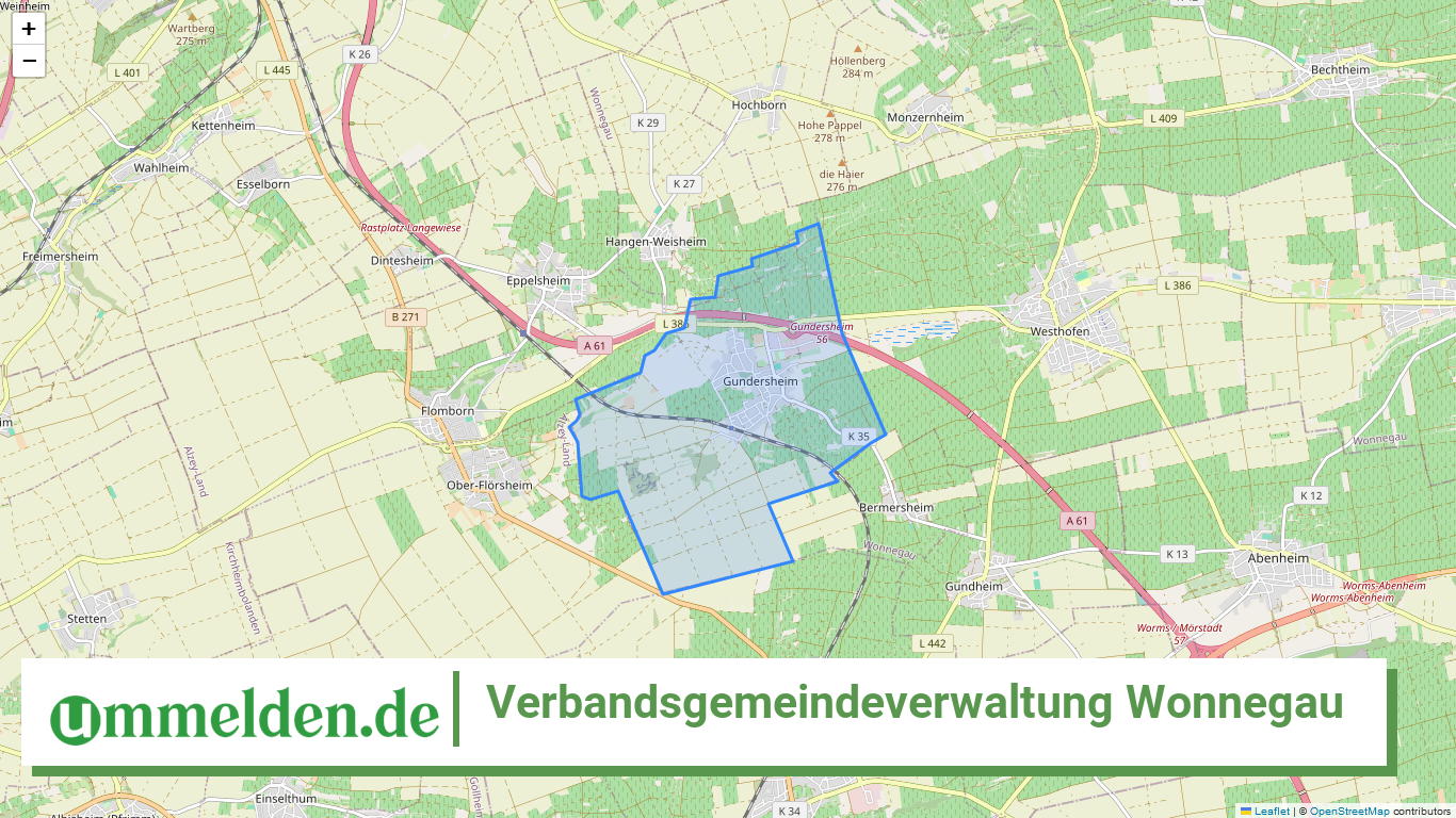 073315007 Verbandsgemeindeverwaltung Wonnegau