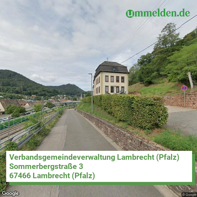 073325005 streetview amt Verbandsgemeindeverwaltung Lambrecht Pfalz