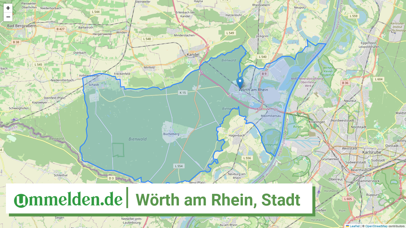 073340501501 Woerth am Rhein Stadt