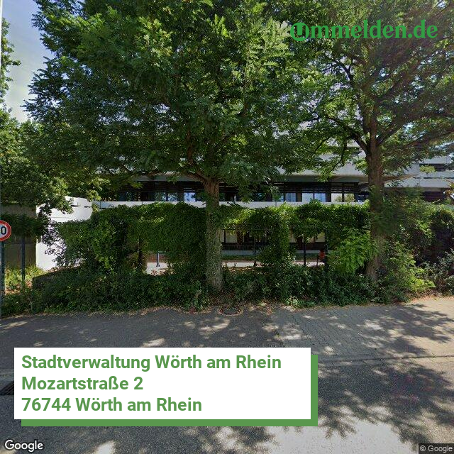 073340501501 streetview amt Woerth am Rhein Stadt