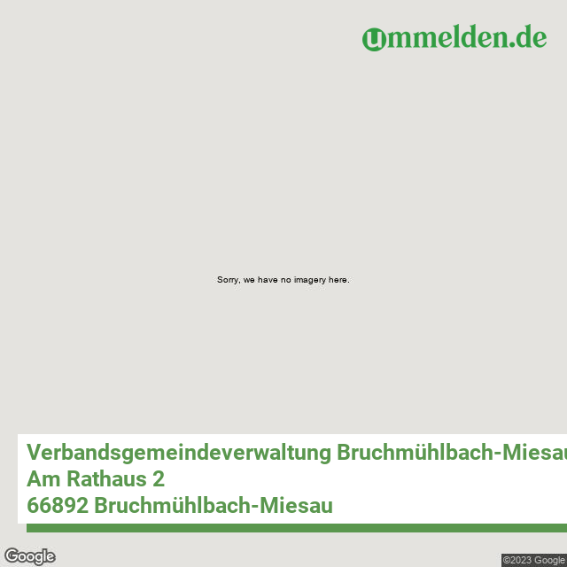 073355001 streetview amt Verbandsgemeindeverwaltung Bruchmuehlbach Miesau