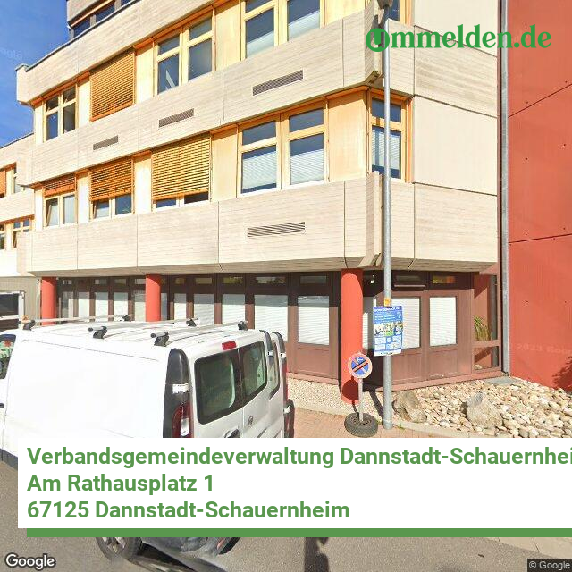 073385001 streetview amt Verbandsgemeindeverwaltung Dannstadt Schauernheim