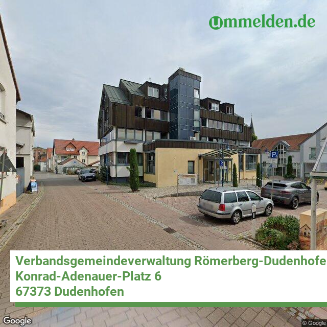 073385007 streetview amt Verbandsgemeindeverwaltung Roemerberg Dudenhofen