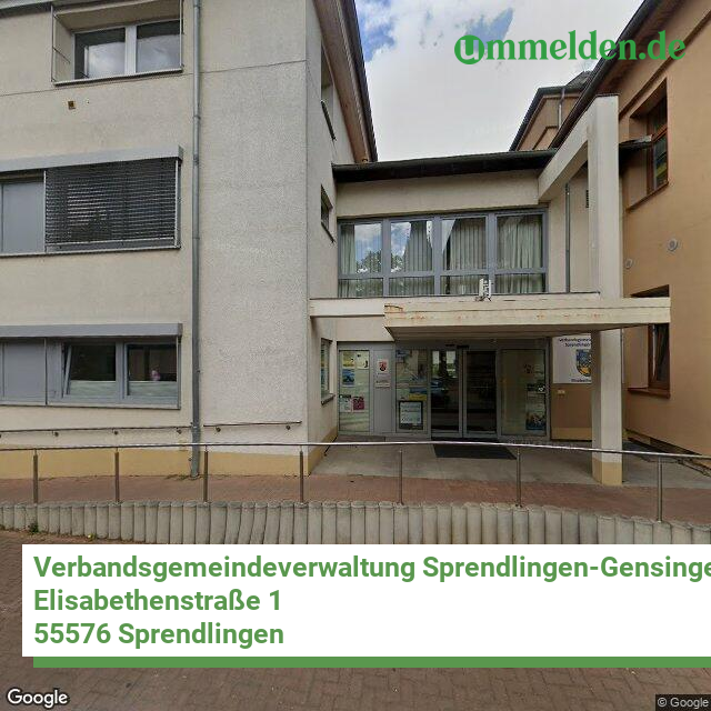 073395008 streetview amt Verbandsgemeindeverwaltung Sprendlingen Gensingen