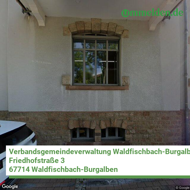 073405006 streetview amt Verbandsgemeindeverwaltung Waldfischbach Burgalben