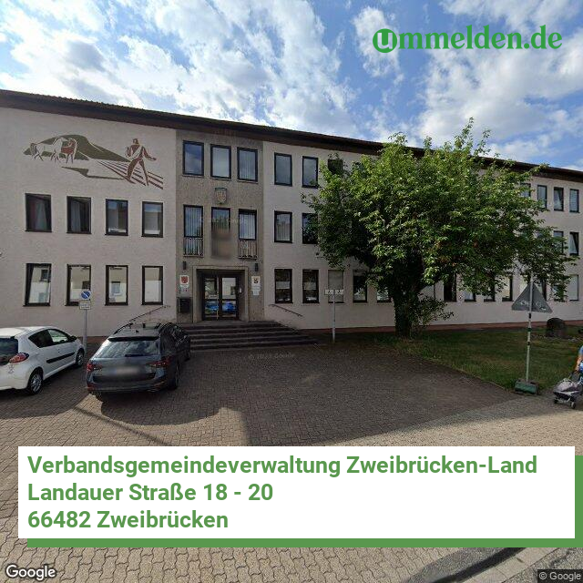 073405008 streetview amt Verbandsgemeindeverwaltung Zweibruecken Land