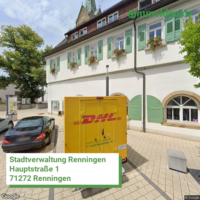 081150041041 streetview amt Renningen Stadt