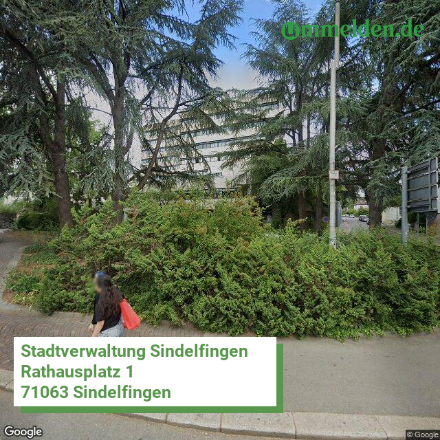 081150045045 streetview amt Sindelfingen Stadt