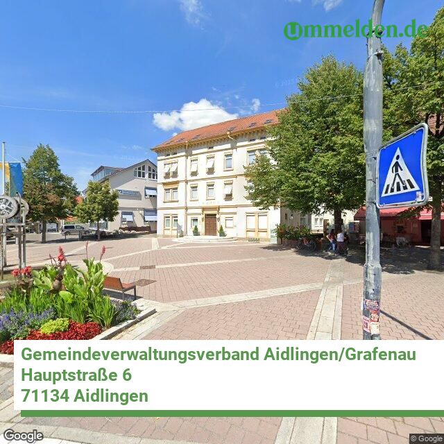 081155001 streetview amt Gemeindeverwaltungsverband Aidlingen Grafenau