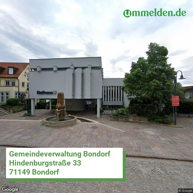 081155005004 streetview amt Bondorf