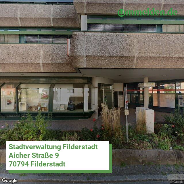 081160077077 streetview amt Filderstadt Stadt