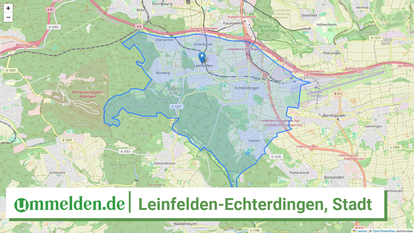 081160078078 Leinfelden Echterdingen Stadt