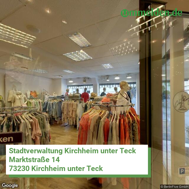 081165001033 streetview amt Kirchheim unter Teck Stadt