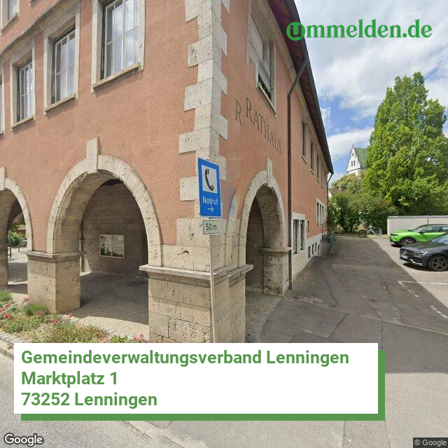 081165002 streetview amt Gemeindeverwaltungsverband Lenningen