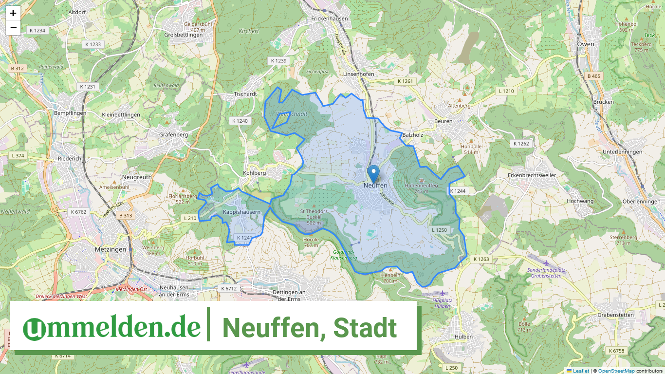 081165004046 Neuffen Stadt