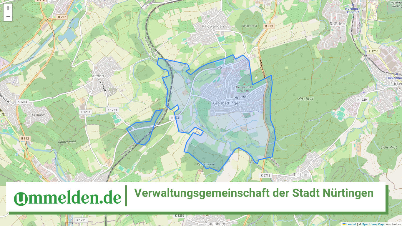 081165005 Verwaltungsgemeinschaft der Stadt Nuertingen