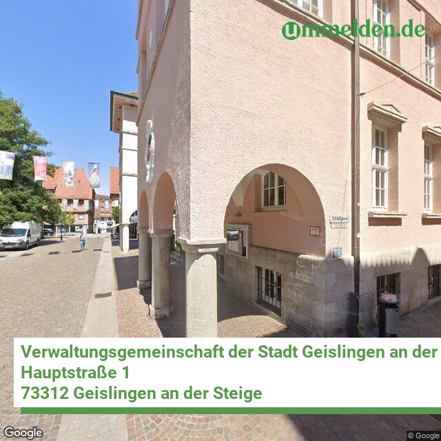 081175004 streetview amt Verwaltungsgemeinschaft der Stadt Geislingen an der Steige