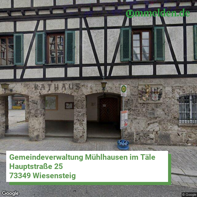 081175007035 streetview amt Muehlhausen im Taele