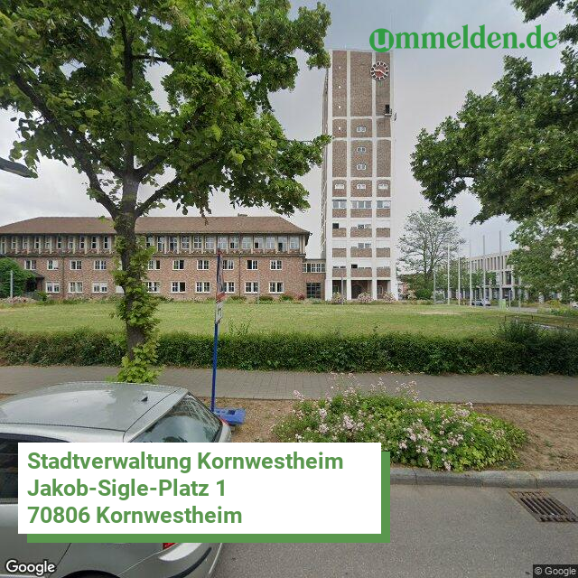 081180046046 streetview amt Kornwestheim Stadt