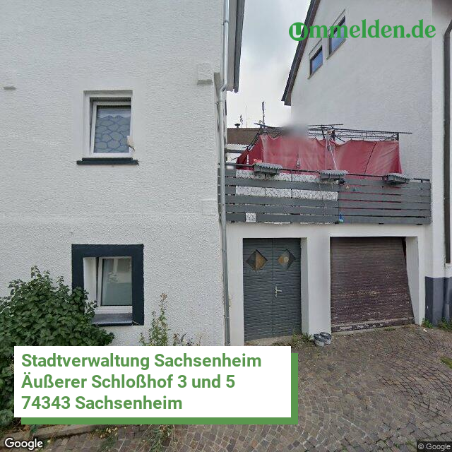 081180076076 streetview amt Sachsenheim Stadt
