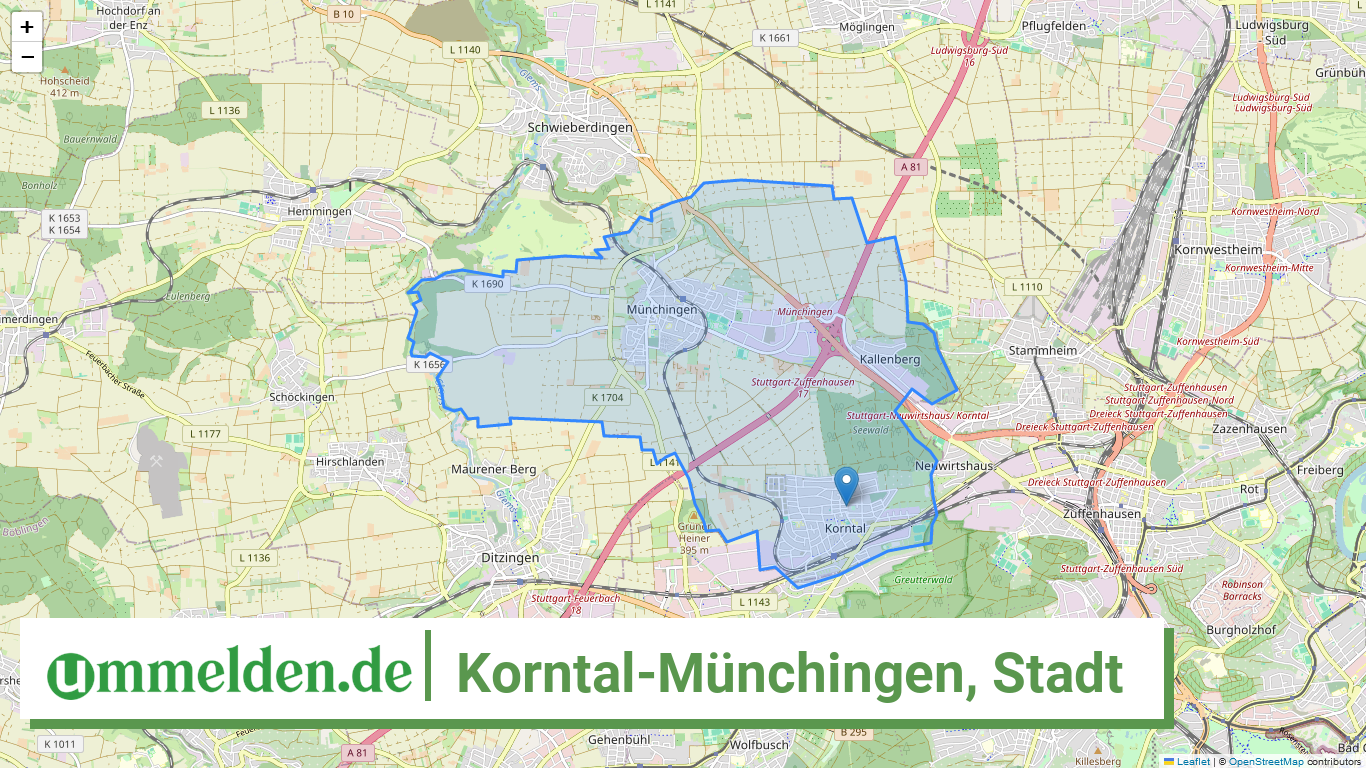 081180080080 Korntal Muenchingen Stadt
