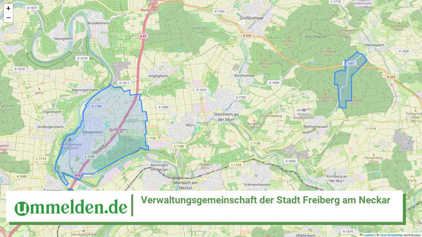 081185004 Verwaltungsgemeinschaft der Stadt Freiberg am Neckar