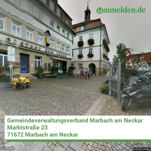 081185005 streetview amt Gemeindeverwaltungsverband Marbach am Neckar