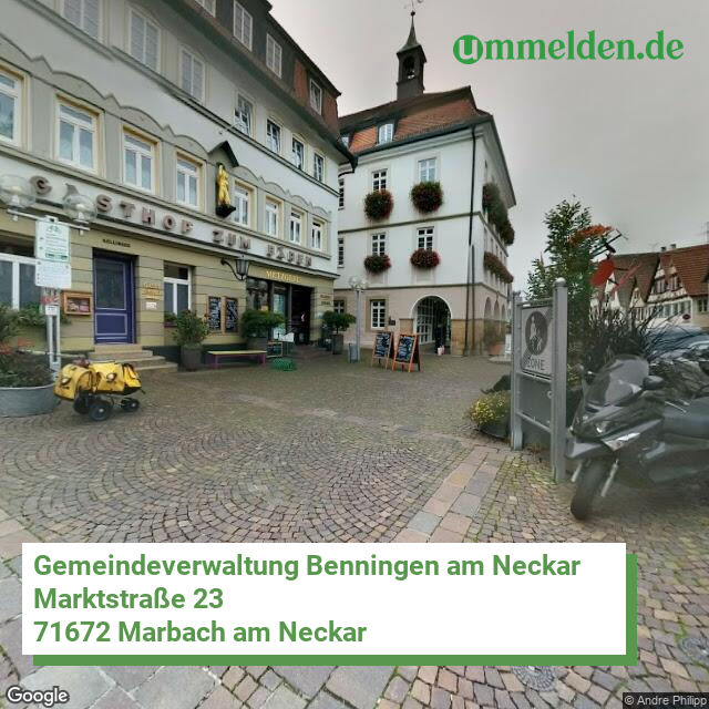 081185005006 streetview amt Benningen am Neckar