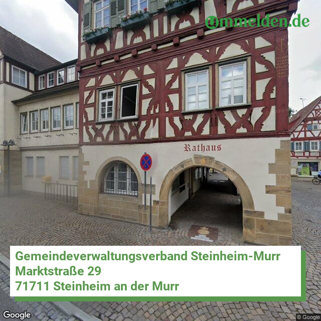 081185007 streetview amt Gemeindeverwaltungsverband Steinheim Murr