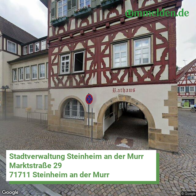 081185007070 streetview amt Steinheim an der Murr Stadt