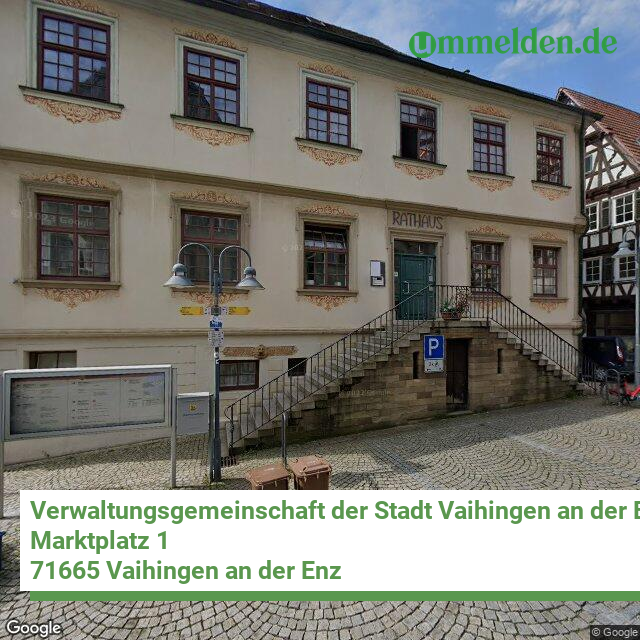 081185008 streetview amt Verwaltungsgemeinschaft der Stadt Vaihingen an der Enz