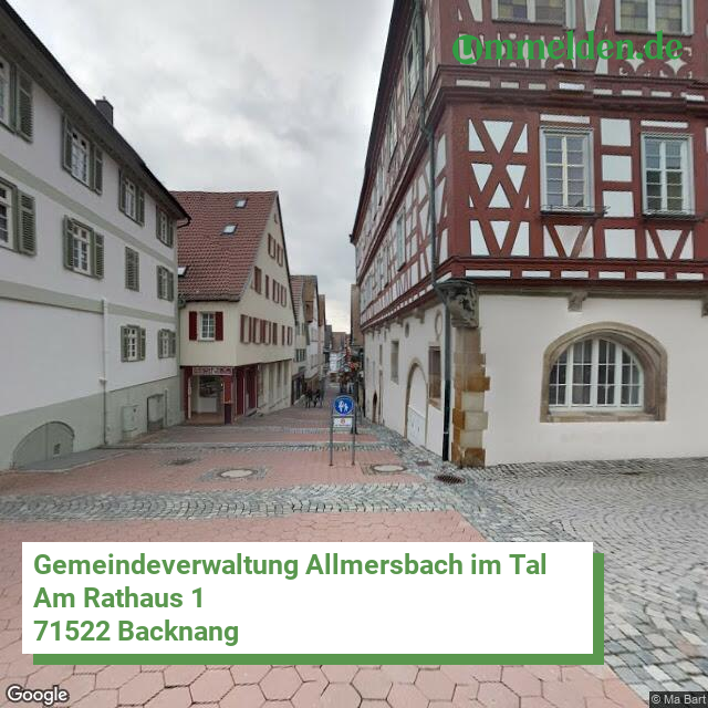 081195001003 streetview amt Allmersbach im Tal