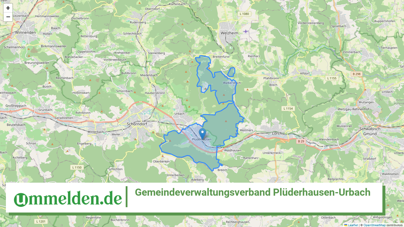 081195002 Gemeindeverwaltungsverband Pluederhausen Urbach