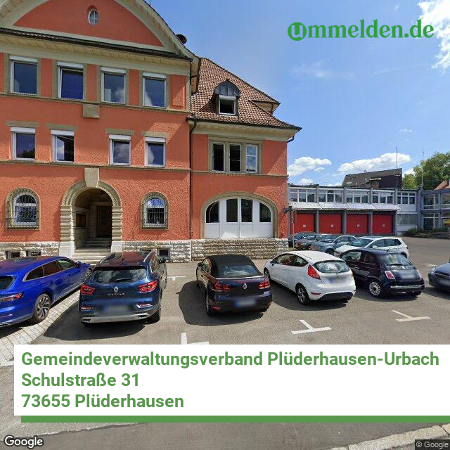 081195002 streetview amt Gemeindeverwaltungsverband Pluederhausen Urbach