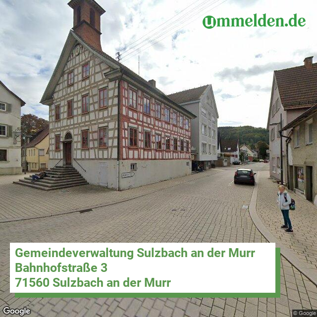 081195004075 streetview amt Sulzbach an der Murr