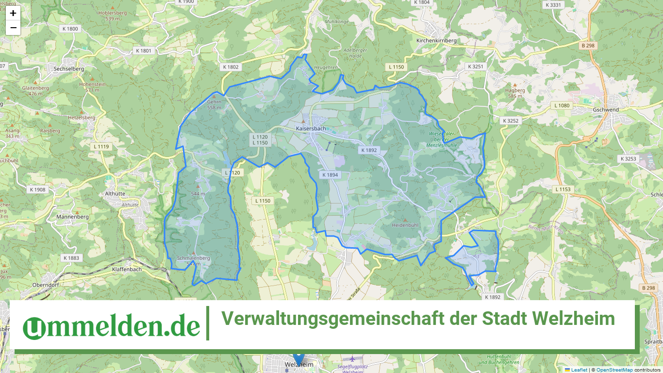 081195005 Verwaltungsgemeinschaft der Stadt Welzheim